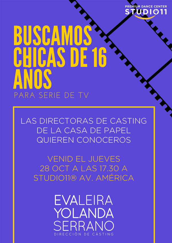 Casting SerieTV Buscamos Chicas 16 Años