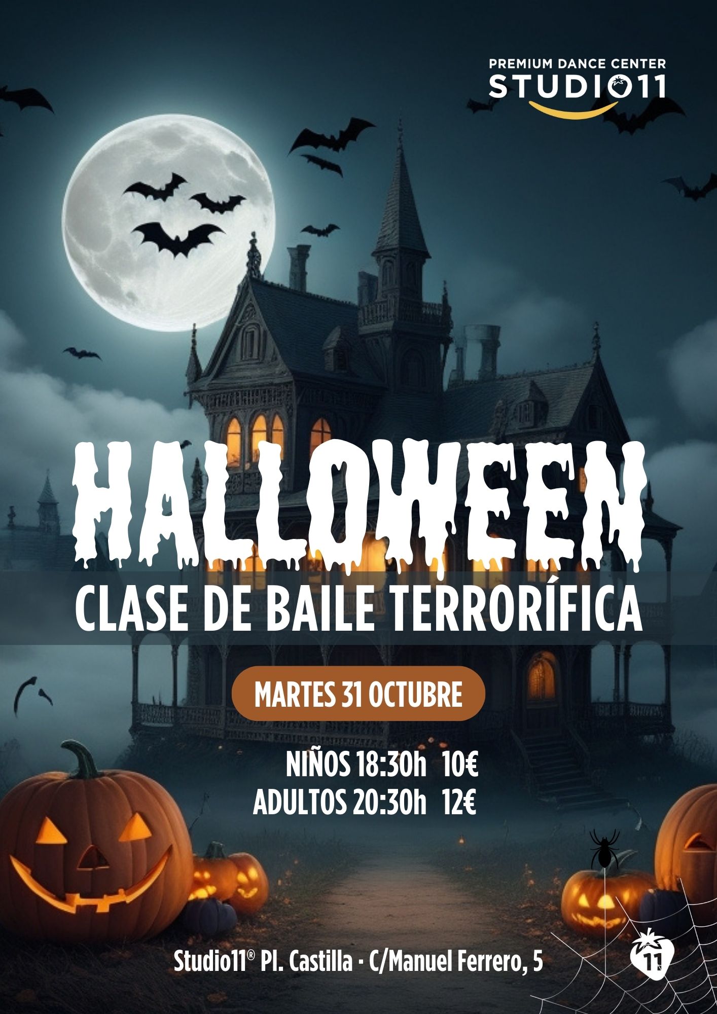 clase de baile especial halloween